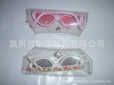 【供應pvc透明眼鏡盒(圖),PVCl軟包,時尚PVC包,透明包,品質好】價格,廠家,圖片,太陽鏡、偏光鏡、時裝鏡,溫州市華納箱包-